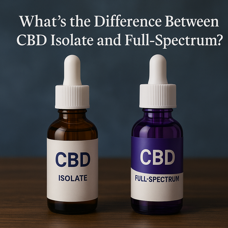 What’s the Difference Between CBD Isolate and Full-Spectrum